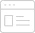 A graphical icon that symbolizes web and interactive development